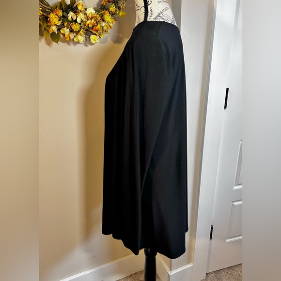 SHOW ME YOUR MUMU Scoop Neck Long Sleeve Curved Hem Tunic Top Sz L - Picture 7 of 10